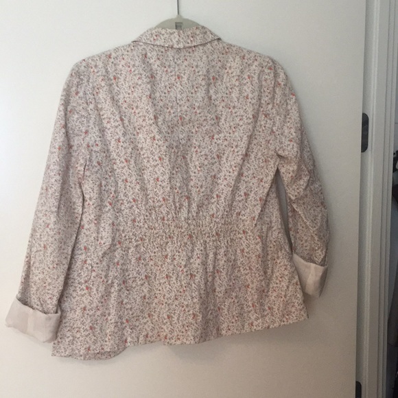J.Crew Cotton Liberty Print Blazer, Size 2 - Picture 4 of 4